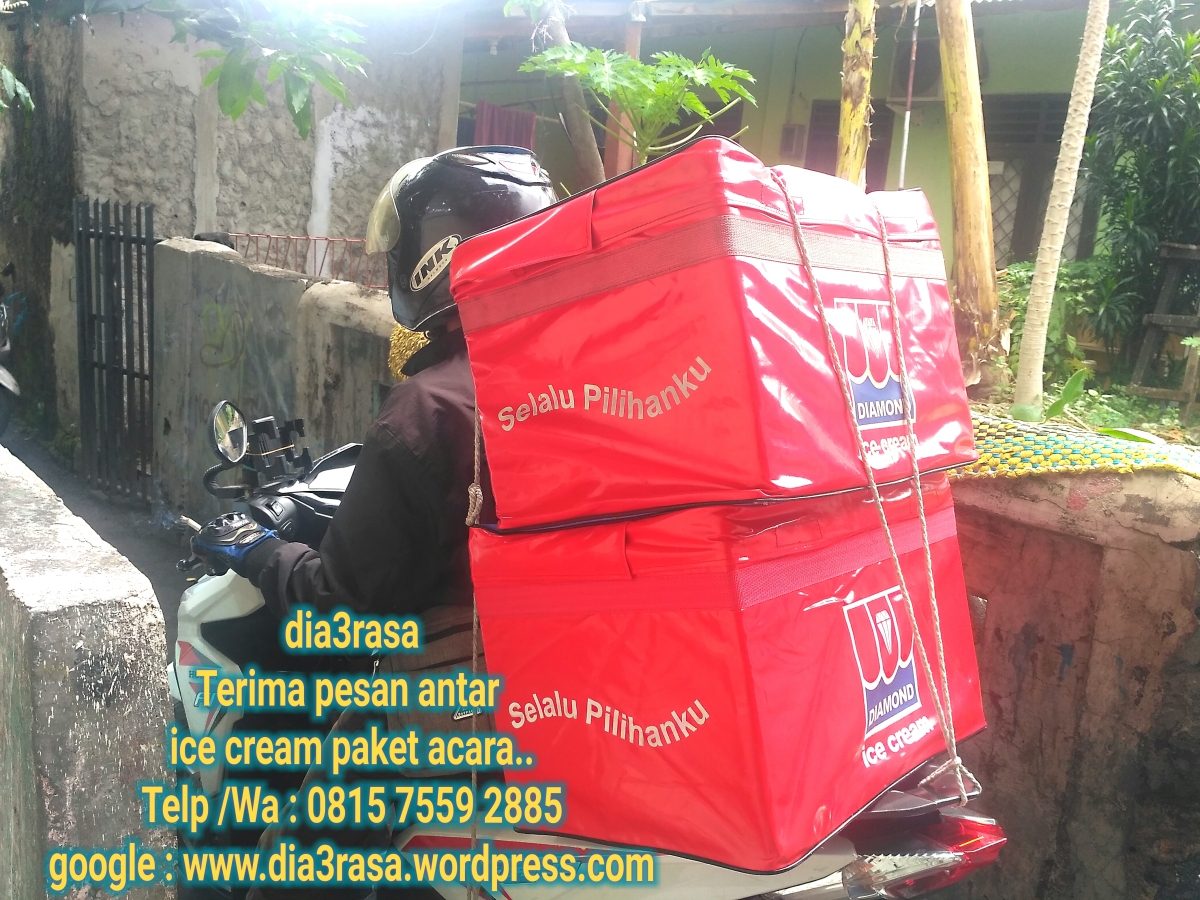 Agen Es krim Diamond Bekasi menyediakan 2 pilihan jasa layanan paket